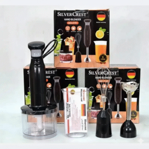 "هاند بلندر سيلفر كريست 4 في 1، خلط، خفق، تقطيع وطحن، تصميم عصري وعملي، أداء قوي 1000 وات