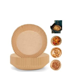 ورق زبدة دائري للإيرفراير – قوالب ورقية مانعة للالتصاق ومقاومة للحرارة