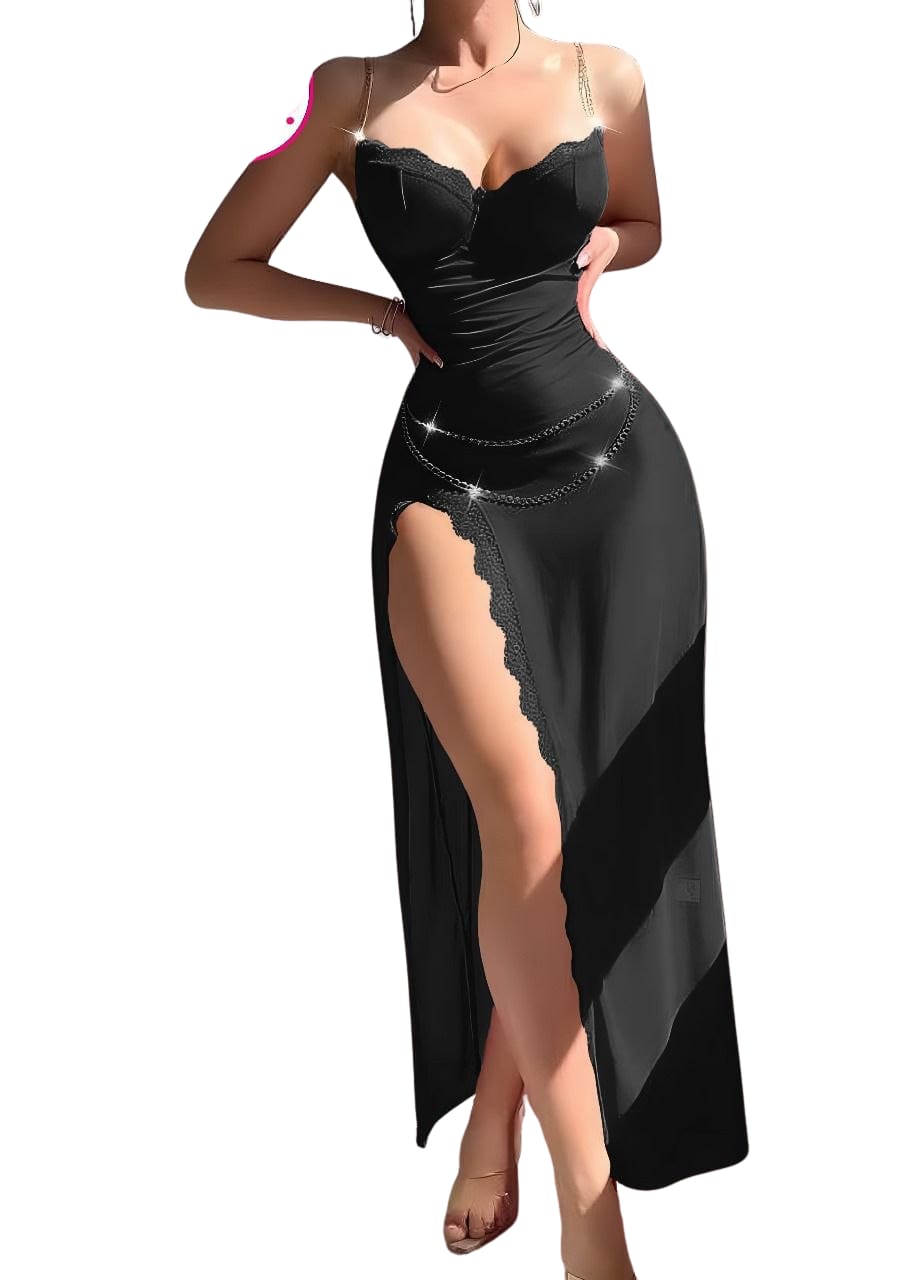 لانجري فستان طويل