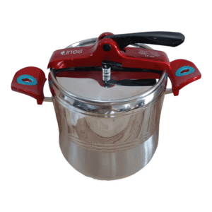 "حلة ضغط سيفال 10 لتر من ستانلس ستيل، طهي سريع وصحي للحم والخضروات والأرز، تصميم آمن وسهل الاستخدام