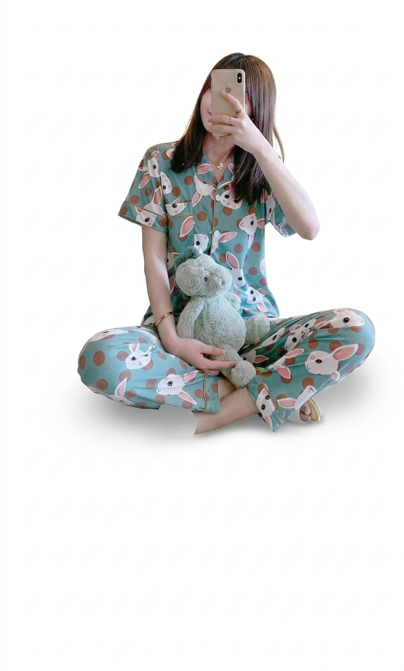 "بيجامة قطعتين كلاسيك (بزراير) - كولكشن صيف 2026" - الصورة 2